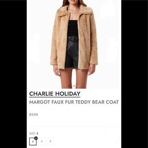 Charlie Holiday NWT jacket